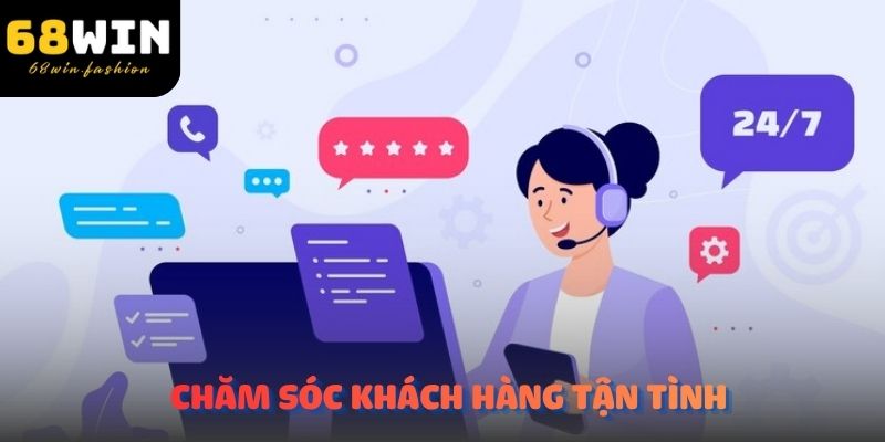 68Win sở hữu đội ngũ CSKH tận tình 