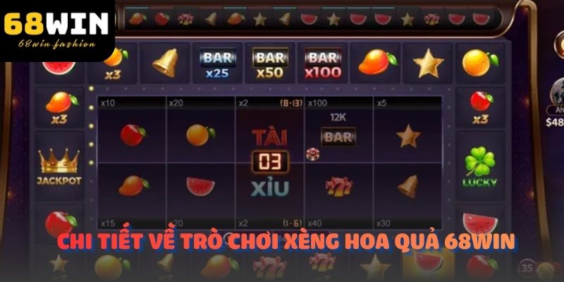 Chi tiết về trò chơi xèng hoa quả 68Win
