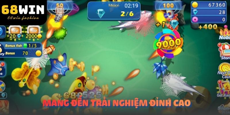 Sảnh chơi Bắn Cá Mega mang đến trải nghiệm giải trí đỉnh cao